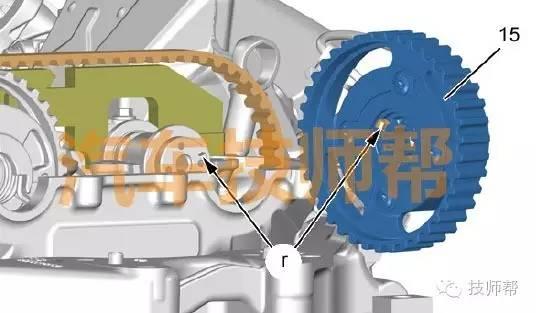 2011-2016年新世嘉直喷型、喷射型发动机正时皮带安装