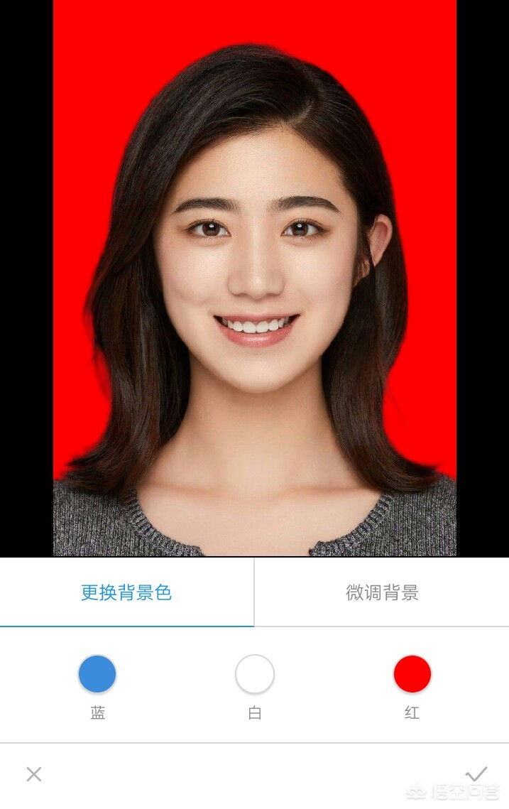 学会这个技巧，手机5分钟快速将蓝底证件照更换成红底或者白底
