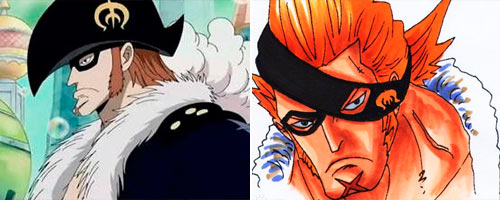 两年后在新世界基德海贼团的根据地,与尤斯塔斯·基德,基拉