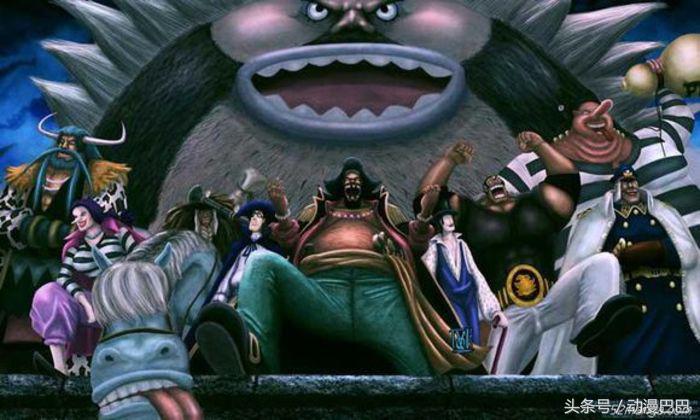 《海贼王》黑胡子为什么能成为四皇？原来每个船员都是大将级别！