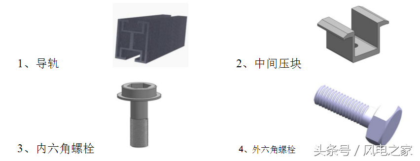 平面屋顶光伏发电系统支架的安装说明