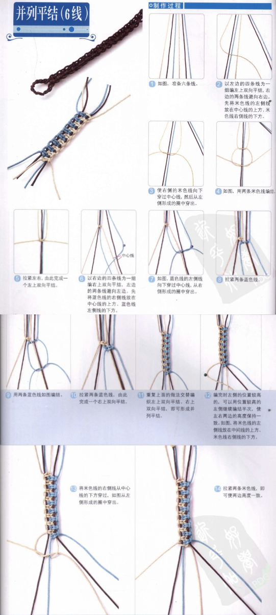 手链绳结打法（手链打结方法收尾）-第26张图片-科灵网