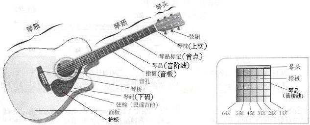 吉他弦顺序1到6弦（吉他弦顺序1到6弦调音）-第2张图片-科灵网