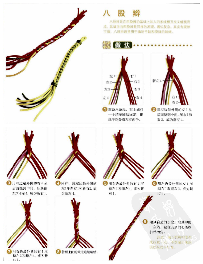 手链绳结打法（手链打结方法收尾）-第32张图片-科灵网