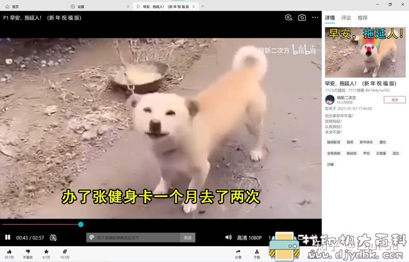 [Windows]【免费4K播放画质】哔哩哔哩第三方客户端 UWP v.4.1.6 逍遥橙子 配图 No.1