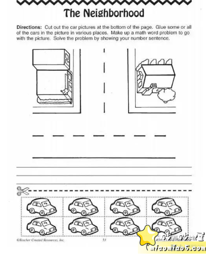 幼儿数学启蒙练习册 Cut&Paste Math G1-3（英文版）PDF图片 No.6