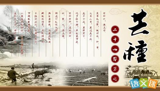 节气与农事谚语谚语