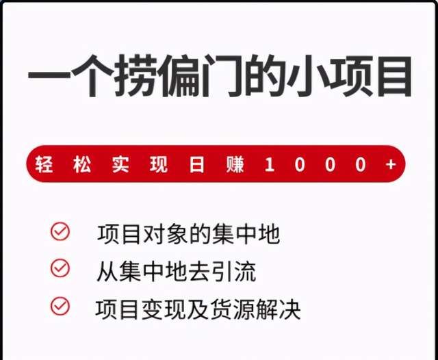 柚子内部课程：分享一个捞偏门项目，找客户、引流、变现全套日赚1000+【视频教程】 配图