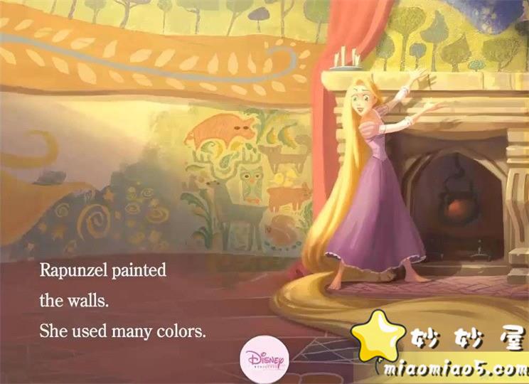 【双语绘本】迪士尼公主- 长发公主乐佩:色彩的王国 Tangled Kingdom of Color 带精美插画 完整版图片 No.3