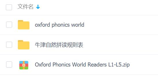 牛津自然拼读合集包（含原版教材+分级读物+拼读规则表）图片