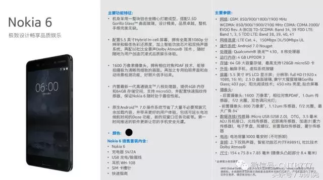 千呼万唤始出来！Nokia 6正式发布