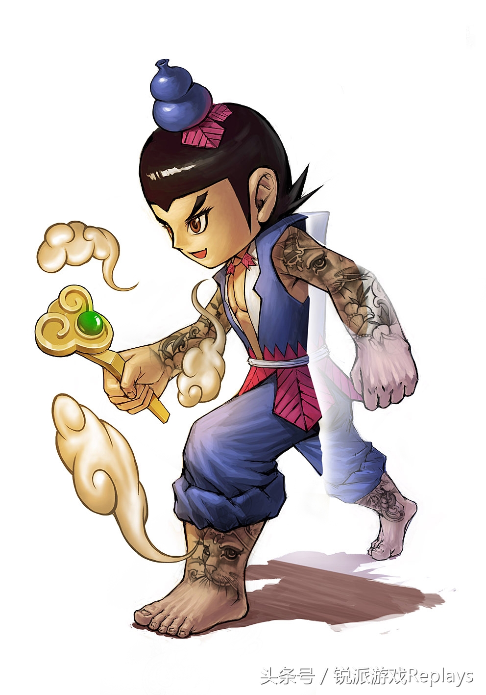 葫芦娃恐怖真相截图(毁童年的动画片!葫芦娃带纹身好吓人!