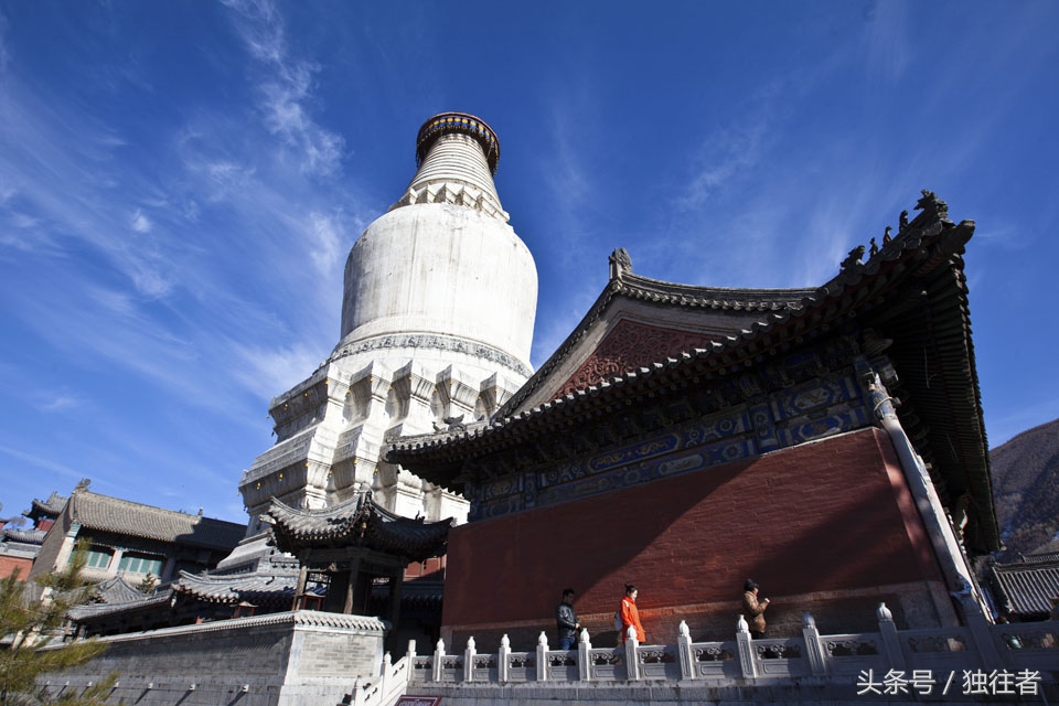 释迦牟尼的舍利塔五台山塔院寺