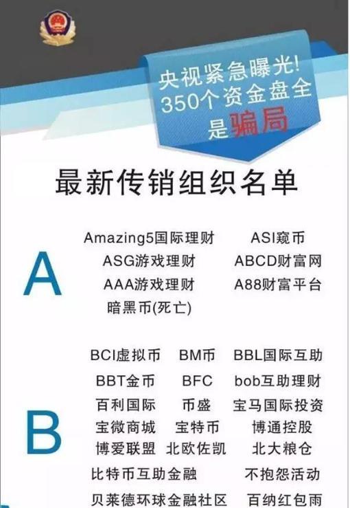 MMM又来？盘点十大资金盘骗局及传销（附350个骗局名单）