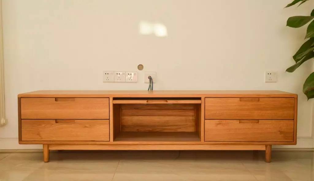 实木家具全白橡木订制，2米大床3米衣柜整体书房电视柜餐桌