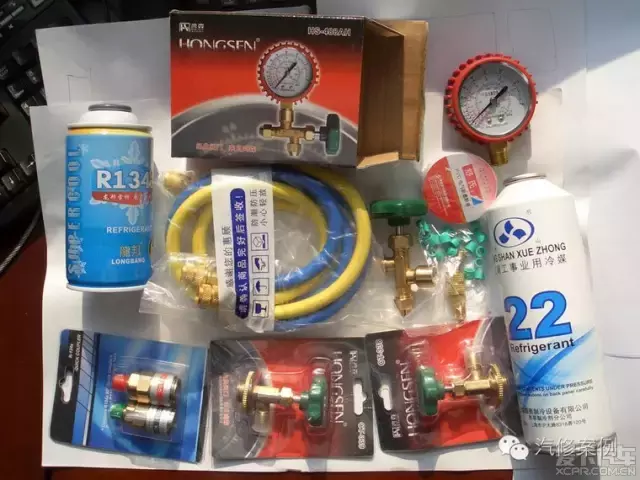 汽车空调怎么加氟,看完自己操作省几百大洋