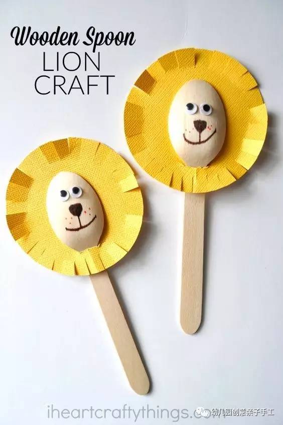 塑料勺子手工图片(幼儿园亲子手工之废物利用) - 赤虎壹号