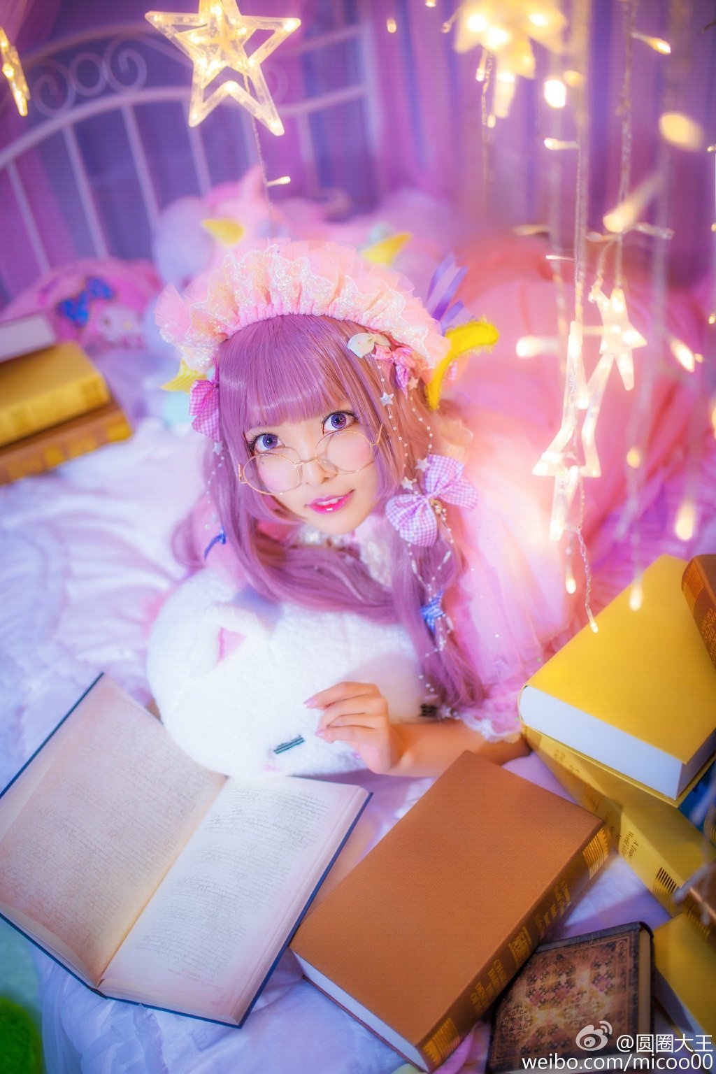 甜美眼镜娘帕秋莉·诺蕾姬,东方project粉色小仙女!