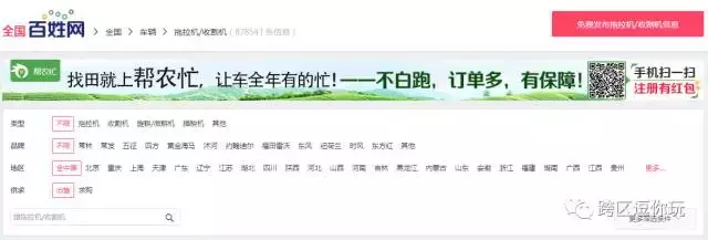 买卖二手农机途径、方式汇总 你的机器也可以这么卖