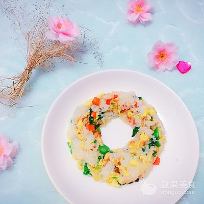 试管宝宝版甜甜圈蛋炒饭