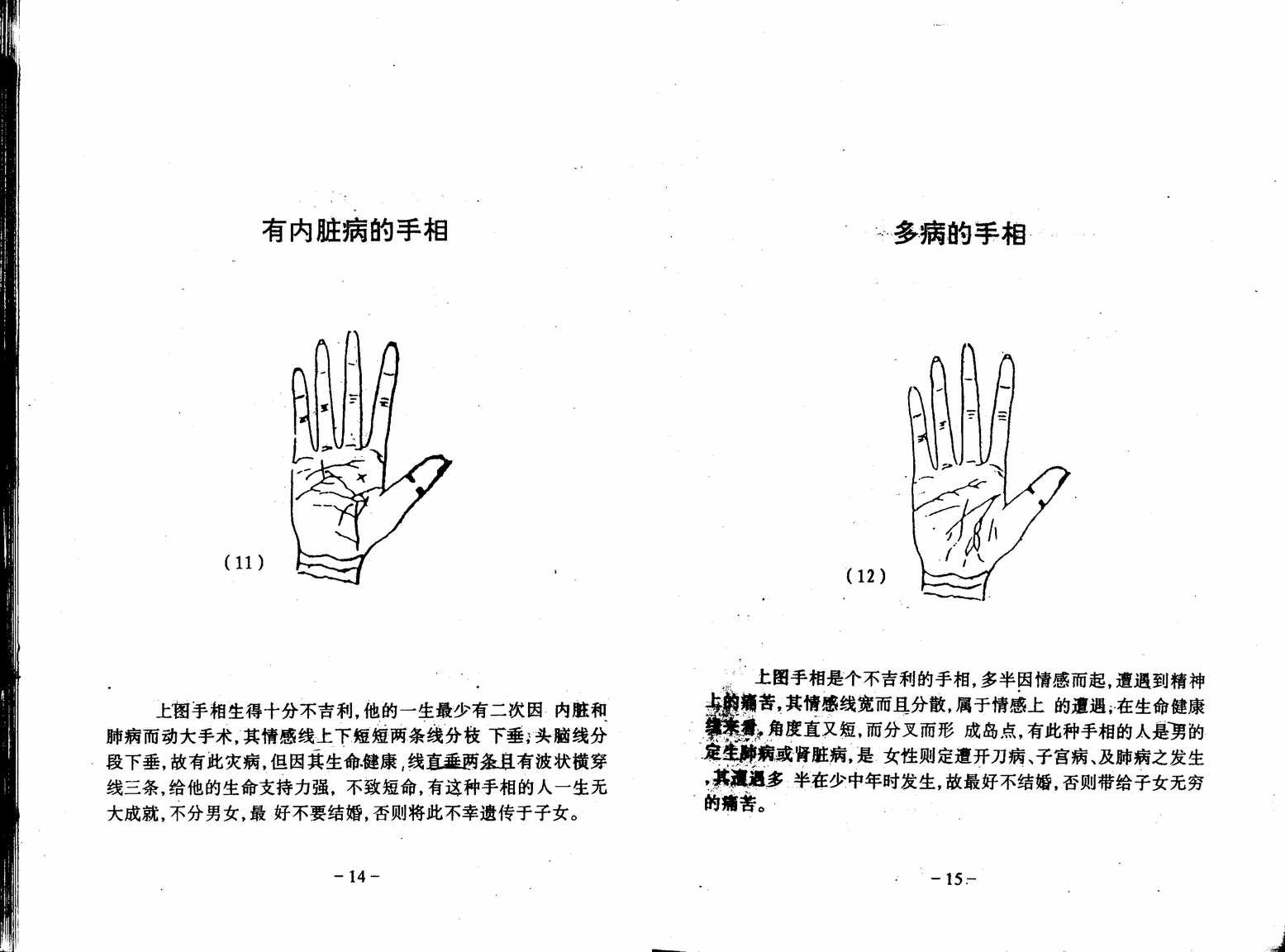 5分钟学会看手相 有图有真相 对号入座 手相45种