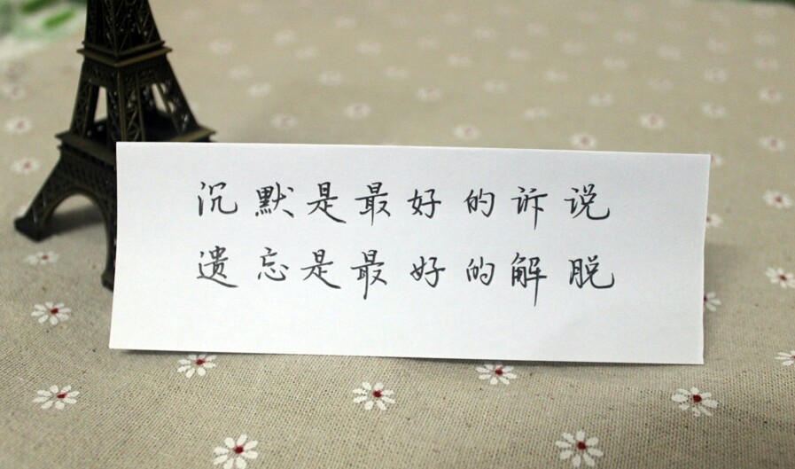 钢笔字唯美句子_晶羽科技