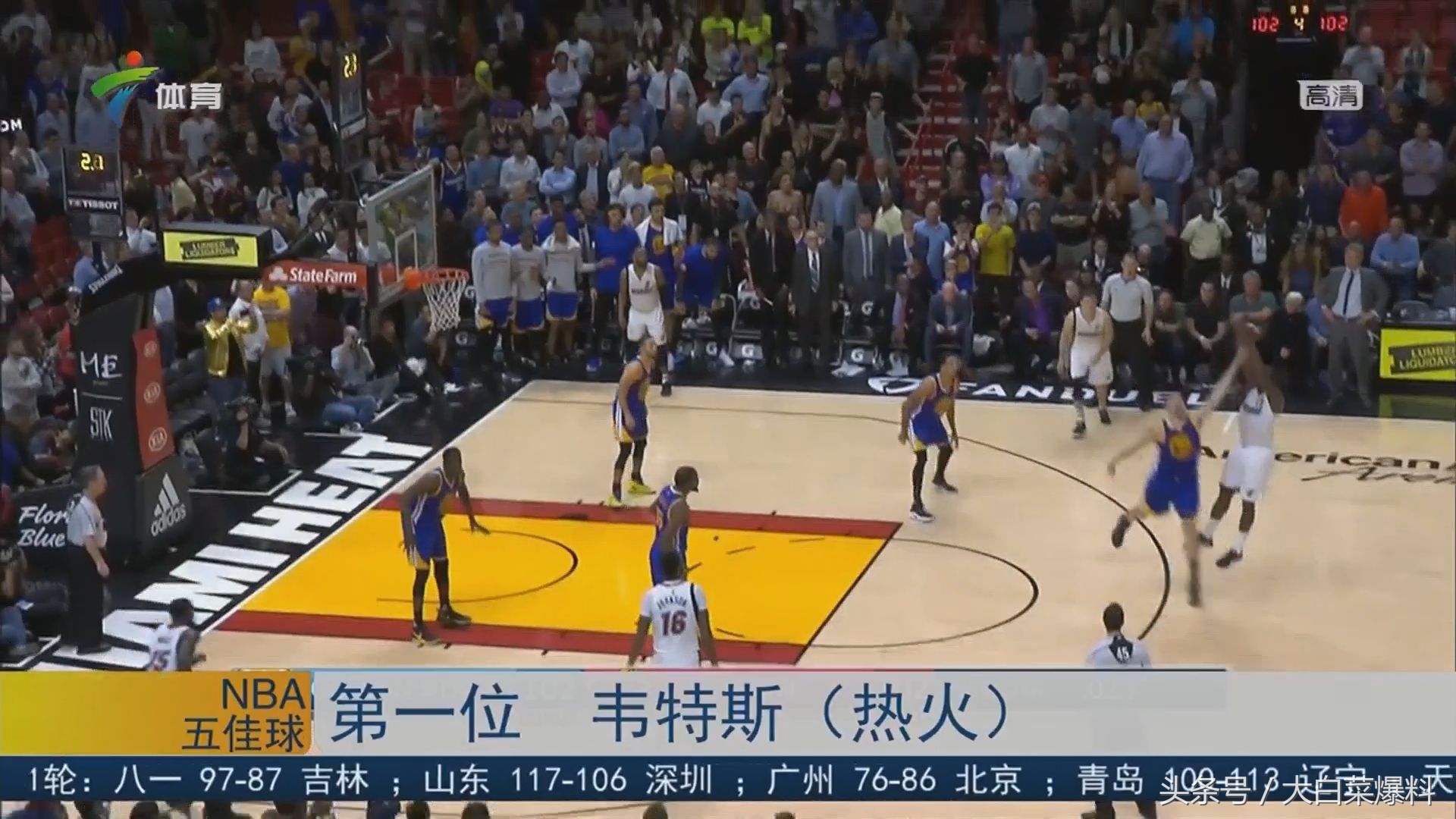 NBA经典五佳球(CCTV5为NBA五佳球做的气势磅礴台词你还记得哪些？)