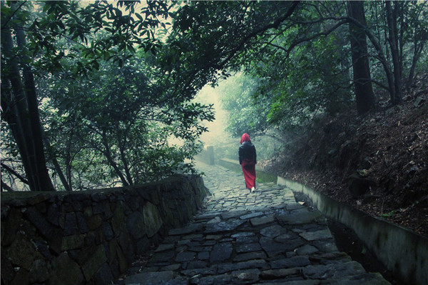 仙境莫干山，山色空濛雨亦奇