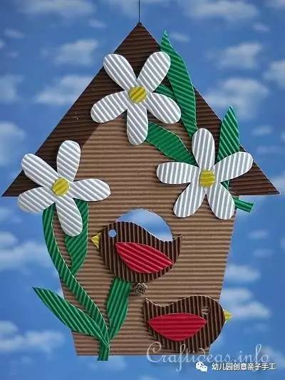 幼儿园亲子手工之瓦楞纸制作大全,寿司鲜花动物等教程,很实用!