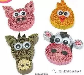 幼儿园亲子手工之瓦楞纸制作大全,寿司鲜花动物等教程,很实用!