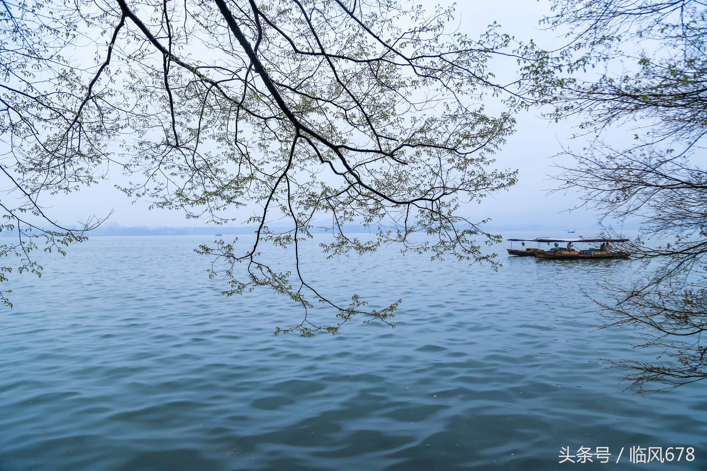 西湖美景三月天,煙雨樓臺醉人心