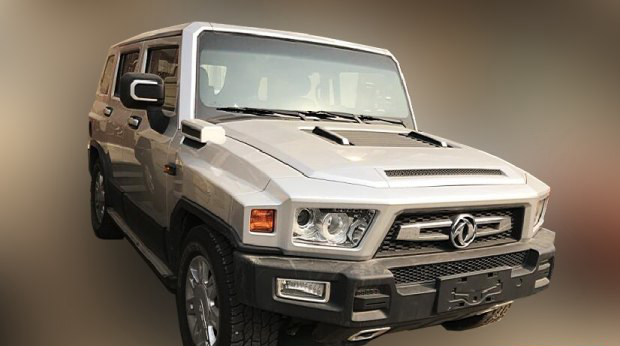 国产民用"悍马",越野利器,东风猛士民用版无伪谍照曝光