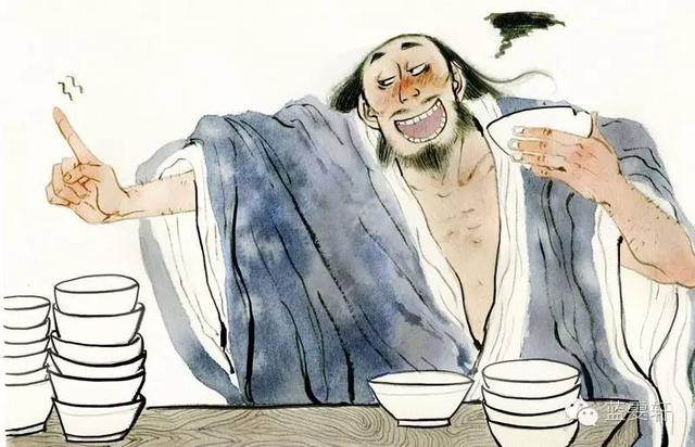 爱酒如命的刘伶,为何让仆人扛着锄头跟在身后