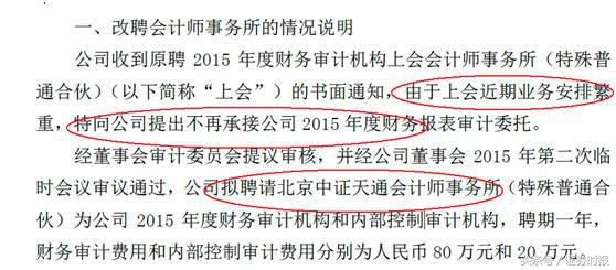 当心有雷！频繁更换会计师事务所，这些公司业绩或藏玄机（名单）