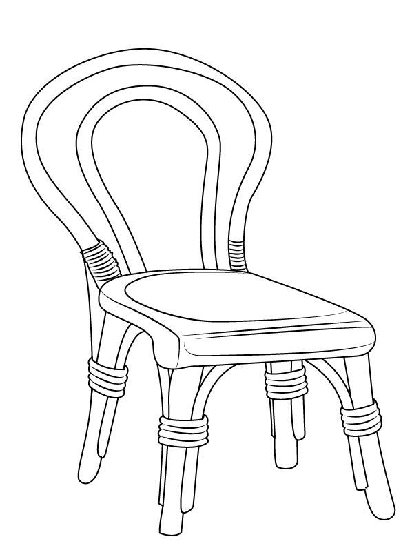 多功能椅子的画法图片