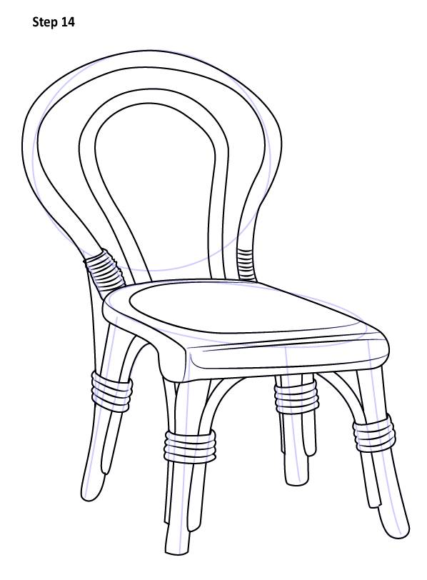 简笔画之老板椅的画法