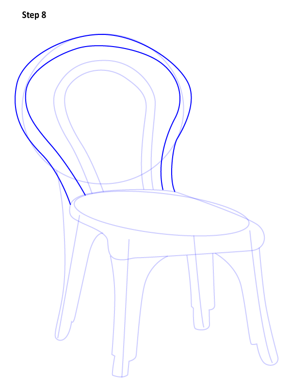 简笔画之老板椅的画法