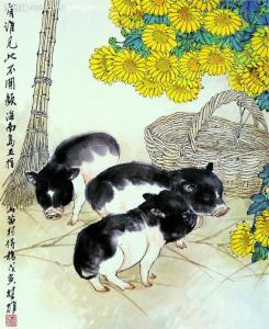 属猪因为命宫中有福星高照，故此即使偶有阻滞，亦可逢凶化吉