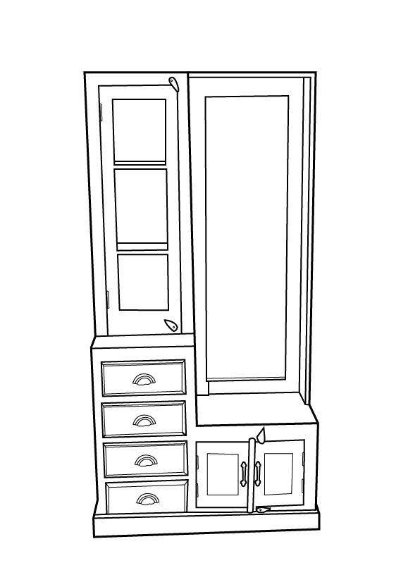 简笔画之老板椅的画法