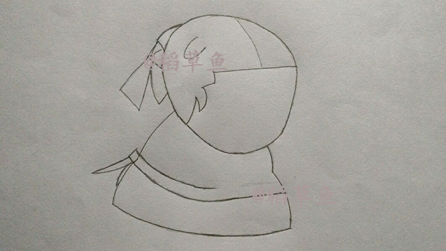 简笔画教你画Q版胖长今 画这么胖长今看了要气炸 过程简单好学