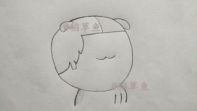 简笔画教你画Q版胖长今 画这么胖长今看了要气炸 过程简单好学