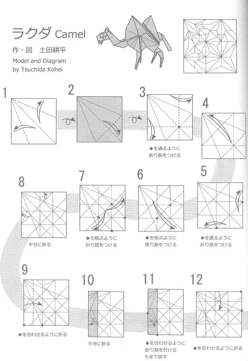 今天折一头“非洲”骆驼