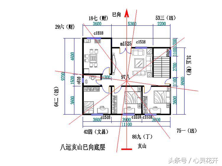 巳山亥向十二水口图解图片