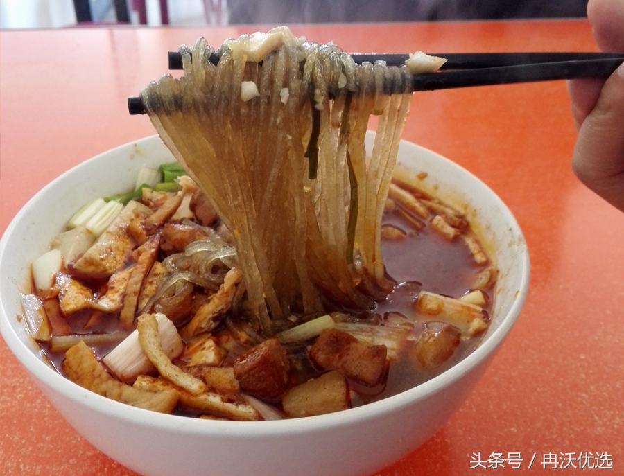 华山脚下的美食-麻食菜