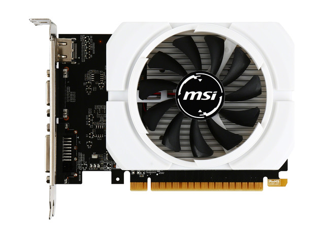 geforce 700系列最新绘图核心的msi gt 710显卡,专为需要使用大量美工