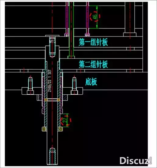 出口模扣机的用法之Z169两次顶出