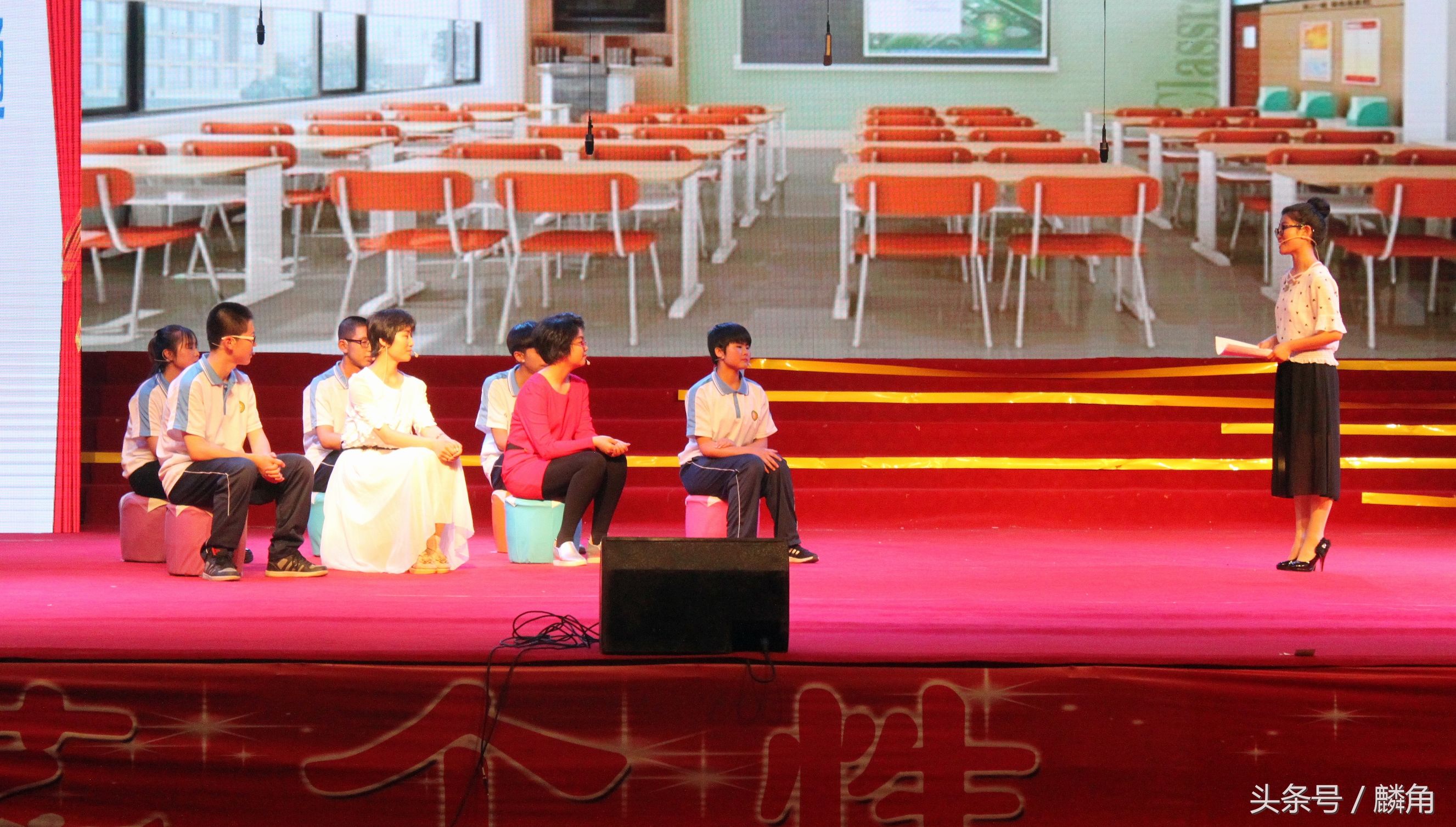 自信！面对高考会宁一中师生用艺术的形式淡定面对