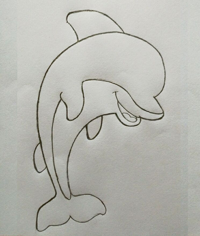 海豚怎么画（海豚怎么画高难度）-第3张图片