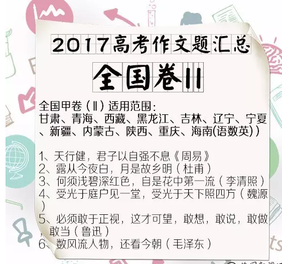 甘肃娃们还记得那年高考作文你写了啥吗？带你回顾那十年高考作文