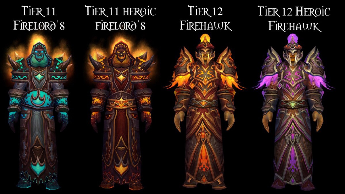 魔兽玩家整理魔兽世界历代套装掉落兑换预览